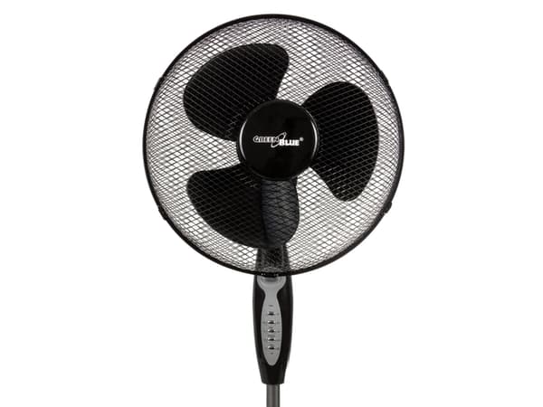 Greenblue GB580, Kotitaloustuuletin lavoilla, Musta, Lattia, 53 dB, 40 cm, 100°