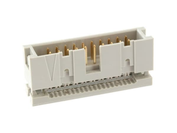 econ connect WSK40G, DIN 41651, Harmaa, Messinki, Kestomuovipolyesteri (PBT), 1000 V, 20 mO, 3 A