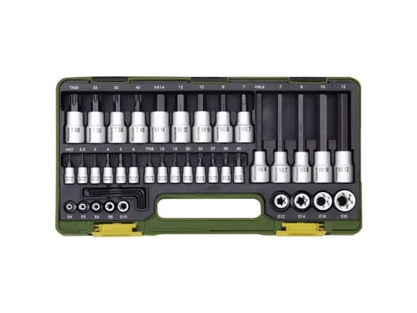 Proxxon jakoavainten setti 1/2, 1/4 42 kpl 23290