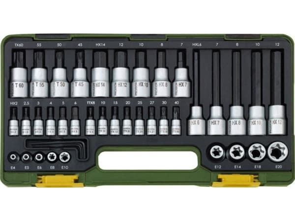 Proxxon jakoavainten setti 1/2, 1/4 42 kpl 23290