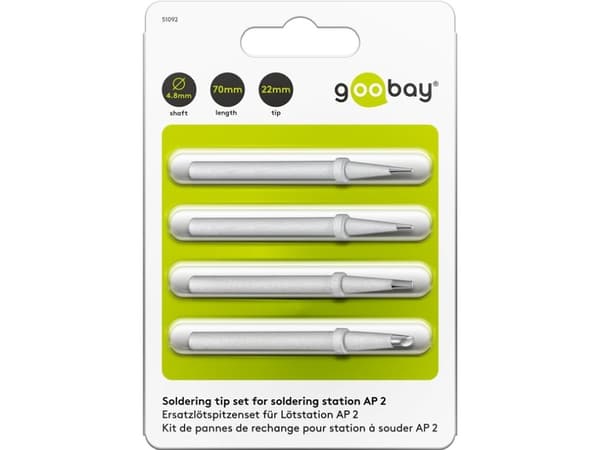 Goobay 51092, Lödspets, Goobay, 4 styck