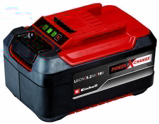 Einhell PXC-Twinpack, Batteri, Litium-Ion (Li-Ion), 5,2 Ah, 18 V, Svart, Röd, Akrylnitrilbutadienstyren (ABS)