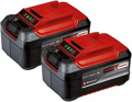 Miniatyrbild 1 av 5: Einhell PXC-Twinpack, Batteri, Litium-Ion (Li-Ion), 5,2 Ah, 18 V, Svart, Röd, Akrylnitrilbutadienstyren (ABS)