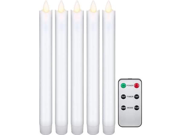 Goobay 49867, Figur, Hvit, Aluminium, Glass, Polykarbonat (PC), Universell, IP20, 4 timer Hvit