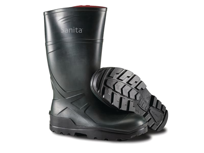 Gummistövlar Sanita Omega, S5, grön, storlek 42