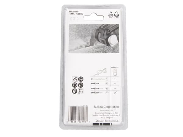Makita B-66503, Vaihtoterä, Musta, 30 mm, 68 mm