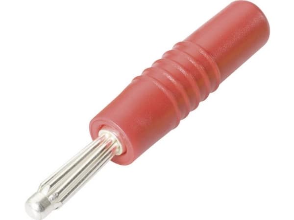 Schnepp S 4000 L Bananstik Stik, lige Stift-diameter: 4 mm Rød 1 stk