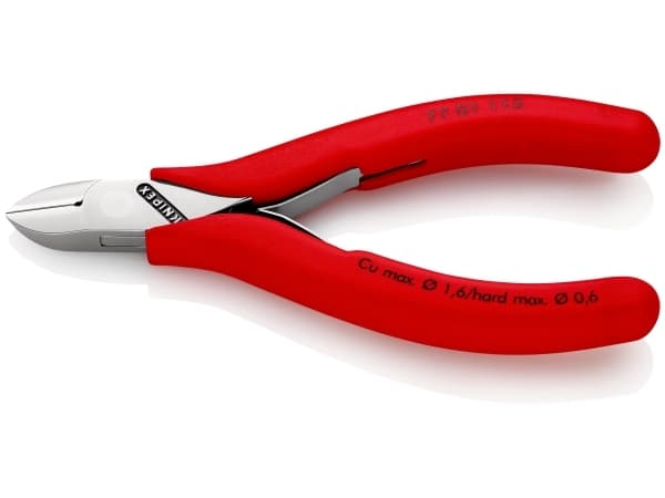Knipex 77 01 115, Diagonal tang, 1,1 cm, 1,3 cm, 7 mm, 1,6 mm, Stål
