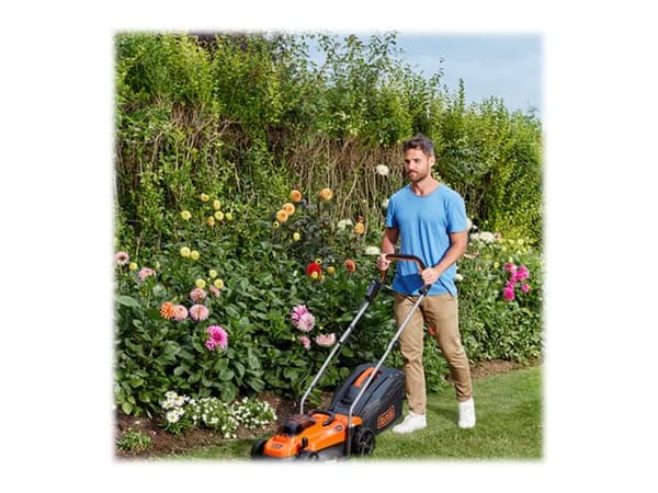 BLACK+DECKER BCMW3318L2-QW - Gressklipper - trådløs - 18 V - 2.5 Ah - 2 batterier - 33 cm - 15 kg