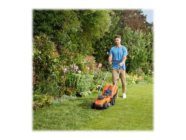 BLACK+DECKER BCMW3318L2-QW - Gressklipper - trådløs - 18 V - 2.5 Ah - 2 batterier - 33 cm - 15 kg