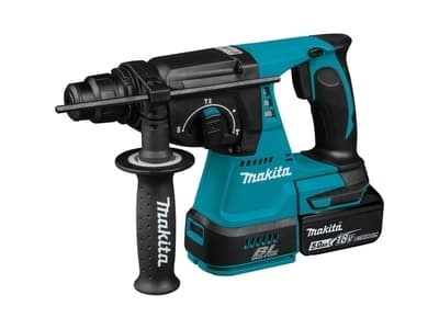 MAKITA BORING OG SKIKKING HAMMER SDS-PLUS 18V 2J 2 x 5,0Ah BLDC DHR242RTJ