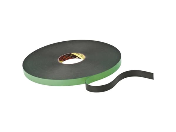 3M 9508B19, Svart / Grön, Tätning, Akryl, Polyuretan, 66 m, 19 mm, 0,8 mm