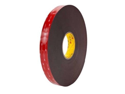 3M DT595200197, Musta, Niputus, Korjaus, 300 °C, 3 m, 19 mm, 1,1 mm