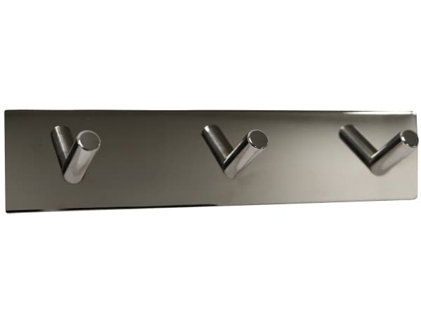 Home&gt;it® självhäftande klädhängare med 3 krokar 20 x 4 cm spegelfinish