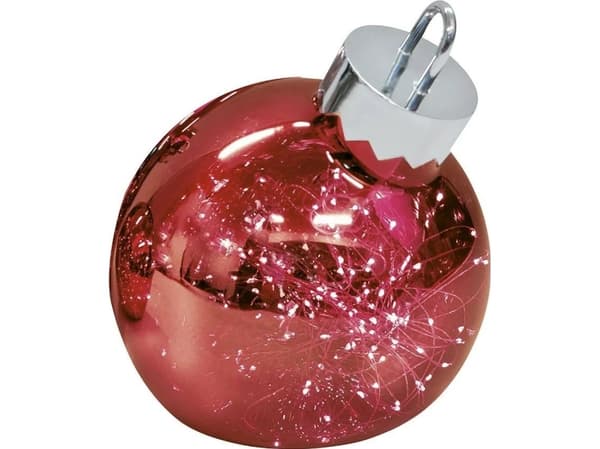 Sompex julepynt Sompex Led Ball Globe D:20 Rød - 72222