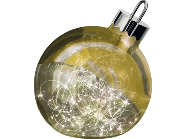 Sompex juledekorasjon Sompex Led Ball Globe D:25 Gull - 72226