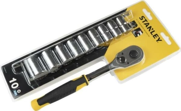 STANLEY . 11 jakoavainta 1/2" + räikkä