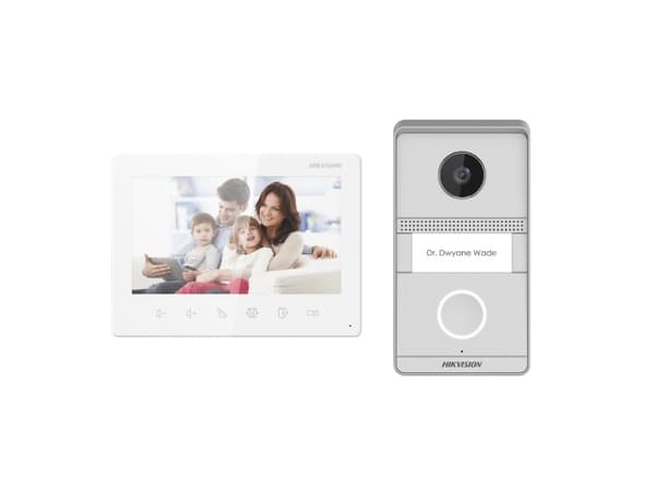 Hikvision DS-KIS101-P/Surface - Videointerntelefonssystem - kablet - 7" LCD - 1 kamera(er)