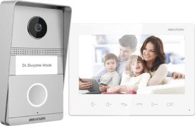 Hikvision DS-KIS101-P/Surface - Videointerntelefonssystem - kablet - 7" LCD - 1 kamera(er)