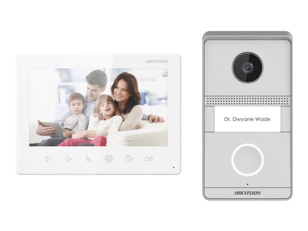 Hikvision DS-KIS101-P/Surface - Videointerntelefonssystem - kablet - 7" LCD - 1 kamera(er)