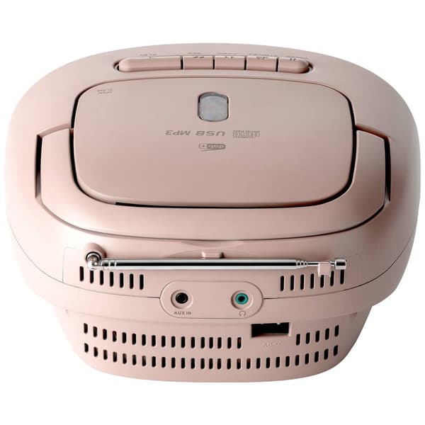 CD-radio Reflexion DAB+, DAB, FM Vit, Rosa