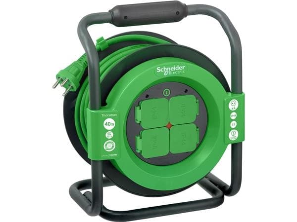 Thorsman kaapelikela 40m ho7rnf 3g1,5 musta/vihreä