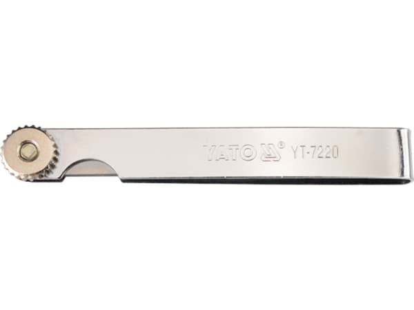 Yato YT-7220, Rostfritt stål, 0.04,0.05,0.06,0.07,0.08,0.09,0.1,0.15,0.2,0.25,0.3,0.4,0.5,0.75,1 mm, Rostfritt stål, 17 styck, 100 mm