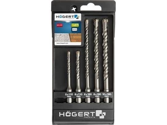 GTV concrete drill bit SDS concrete drill + 5-piece set HT6D370