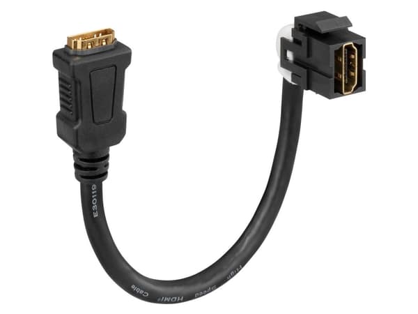 Rutenbeck 17010652, Valkoinen, HDMI, Naaras, Naaras
