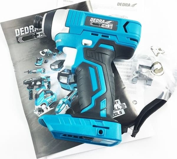 Sladdlös slagskruvmejsel Dedra ded7045, 18v, 110nm