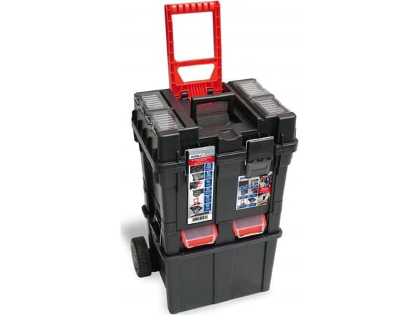 Dedra tool trolley. Workshop on wheels with 4 ergoboxes