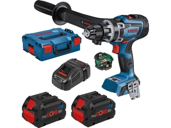 Bosch GSR 18V-150 C Professional 2200 RPM Nøkkelløs 2,1 kg Sort, Blå, Rød
