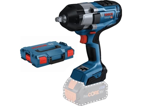 Bosch GDS Professional 18V-1000 - Støtskiftenøkkel - trådløs - 1/2" firkantdrev - 1000 N·m - uten batteri - 18 V - SOLO