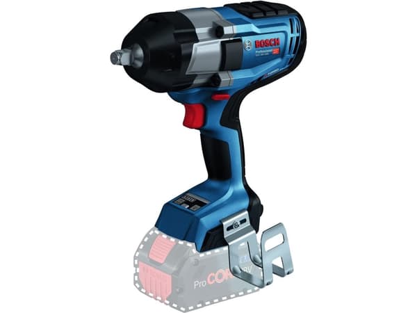 Bosch GDS Professional 18V-1000 - Støtskiftenøkkel - trådløs - 1/2" firkantdrev - 1000 N·m - uten batteri - 18 V - SOLO