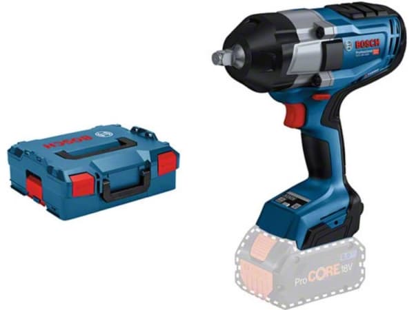 Bosch GDS Professional 18V-1000 - Støtskiftenøkkel - trådløs - 1/2" firkantdrev - 1000 N·m - uten batteri - 18 V - SOLO