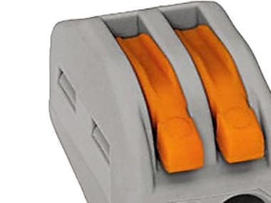 Wago 222-412, Kabelfordeler, Grå, 12,4 mm, 20,5 mm, 20,5 mm, 14,5 mm, 3,1 g