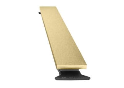 Unidrain HighLine Panel set. - Ruostumattomasta teräksestä valmistettu linja. messinki. 1200mm