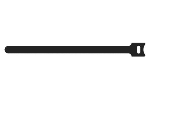 Organizer Procab Procab BST112/B Hook & loop cable ties - 12 x 125 mm Black version - 10 pcs pack