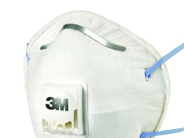 3M 8822C3, FFP2, Hvit, 3 stykker, Blister