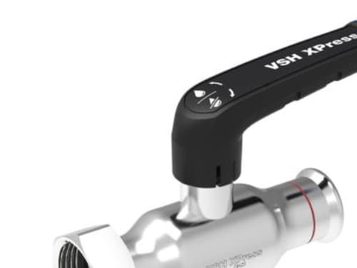 VSH XPr.vent.FZ G3/4oml.X22 - DN20 matala. XPress aukon ja puristuspään kanssa