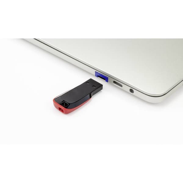 Renkforce RF-4695230 USB-portlås Set 10 st Silver-blå