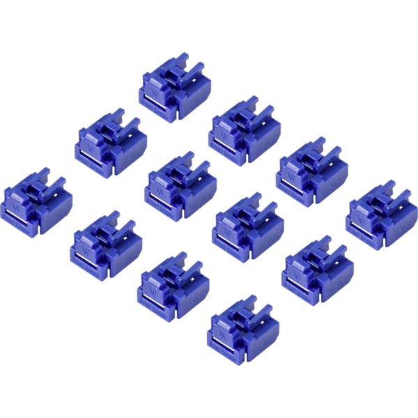 Renkforce RF-4695228 RJ45 LAN Portlås Set 12 st Blå