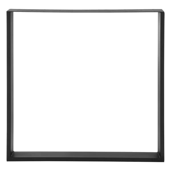 Bordsben set om 2 75x72cm svart matt [en.casa]