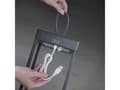 Miniatyrbilde 5 av 5: Konstsmide 7812-750, Gulvlys, Sort, Aluminium, IP54, Hage, III