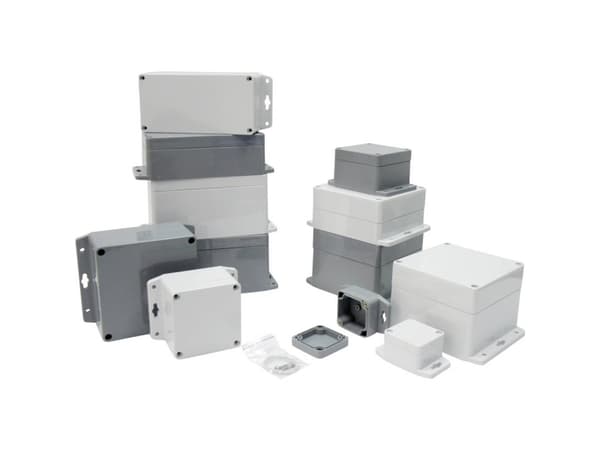 Gainta Universalkabinet 222 x 146 x 55 ABS-plast Mørkegrå 1 stk