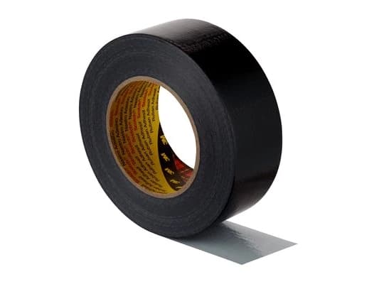 3M 2904D4850B, Musta, Niputus, Värikoodaus, Kiinnittävä, Merkintä, Suojaava, Tiivistävä, Polyeteeni, Lasi, Metalli, Muovi, 50 m, 48 mm