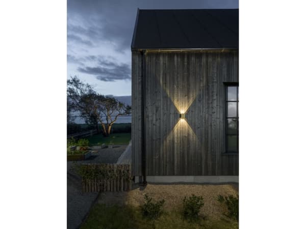 Konstsmide Chieri, Pinta, Neliö, 4 lamppu(a), 3000 K, IP54, Valkoinen