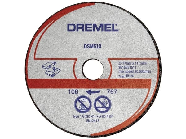 Dremel KAPSKIVE DSM510 METAL TIL DSM20