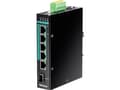 Miniatyrbild 5 av 5: TRENDnet TI-PG541I - Switch - Administrerad - 4 x 10/100/1000 (PoE+) + 1 x 10/100/1000 + 1 x Gigabit SFP - DIN-skenmonterbar - PoE+ (120 W) - TAA-kom