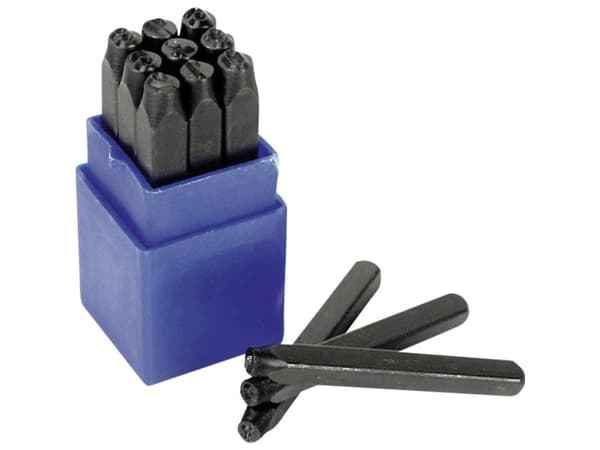 Brüder Mannesmann M 245-10 9-osainen lyömäsoitinlaskentasarja Fontin korkeus: 10 mm